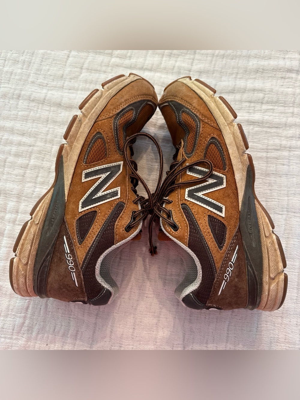 Balance L.L. Bean x 990v4 Made in USA Brown NO BOX, Size 9